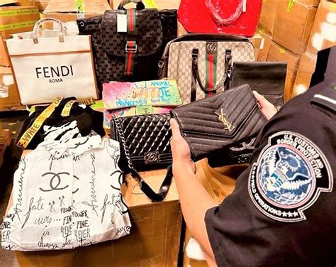 homeland security investigations fake luxury bags|cbp bag seized.